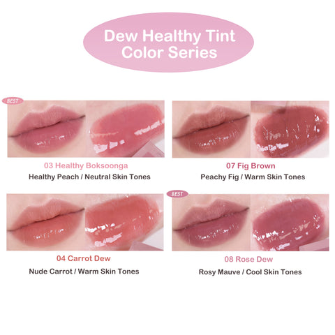 Amuse Dew Healthy Tint Series sävyt