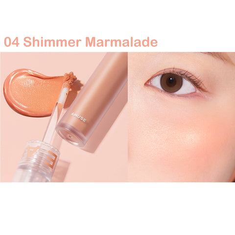 Amuse Soft Cream Cheek 04 Shimmer Marmalade