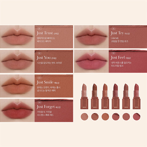 BBIA Last Powder Lipstick sävyt 01-06