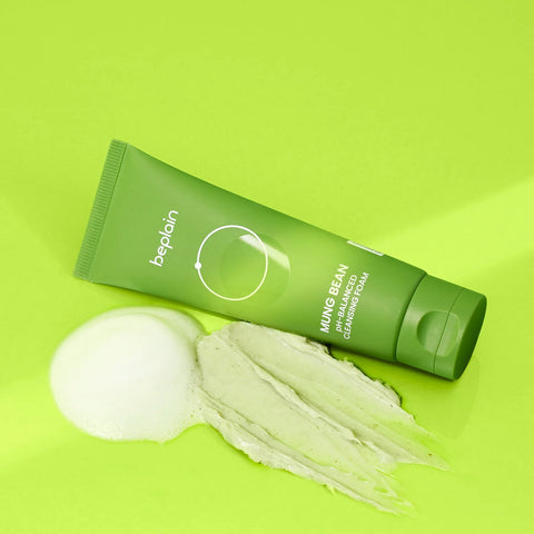 Beplain Mung Bean pH-Balanced Cleansing Foam tuotekuva tekstuuri