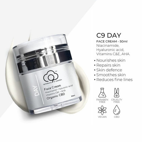 C9 Beauty Day Face Cream info ominaisuudet