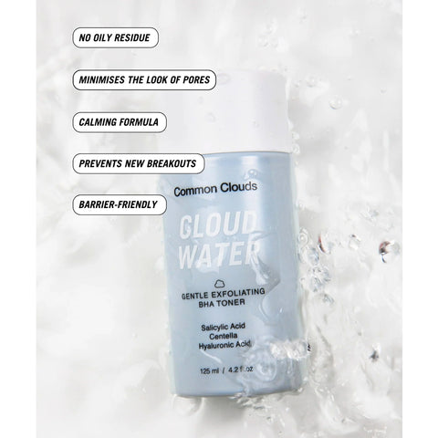 Common Clouds Cloud Water Gentle Exfoliating BHA Toner info