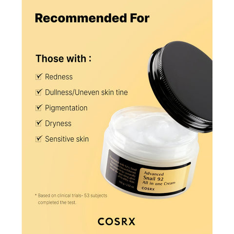 [Cosrx] Advanced Snail 92 All in One Cream Tube info ihotyypit