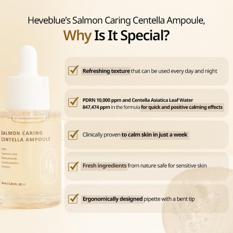 [HEVEBLUE] Salmon Caring Centella Ampoule