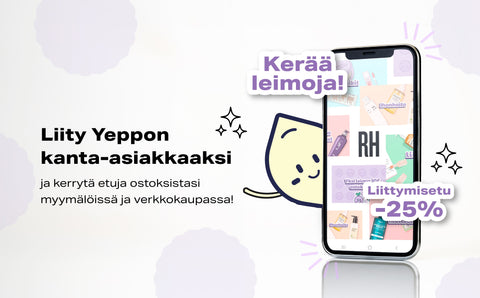 Liity Yeppon kanta-asiakkaaksi