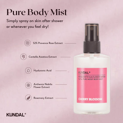 Kundal Pure Body Mist Cherry Blossom info