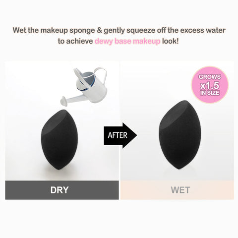 Piccasso Black Marshmallow Makeup Sponge info meikkisienen kastelu