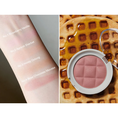 [Sisua By Unleashia] Butter Waffle Dough Blusher sävyt kädellä