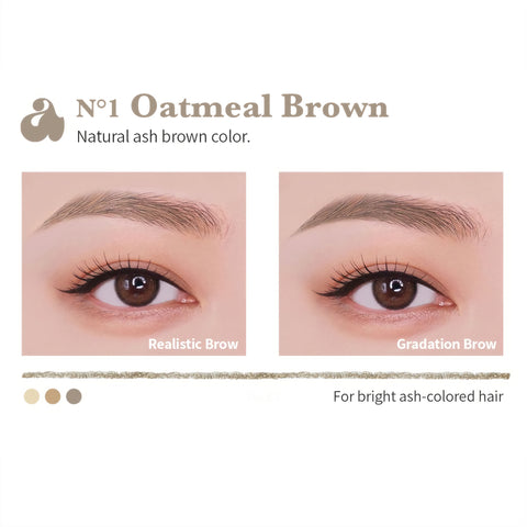 Unleashia Shaper Defining Eyebrow Pencil sävy 1 Oatmeal Brown